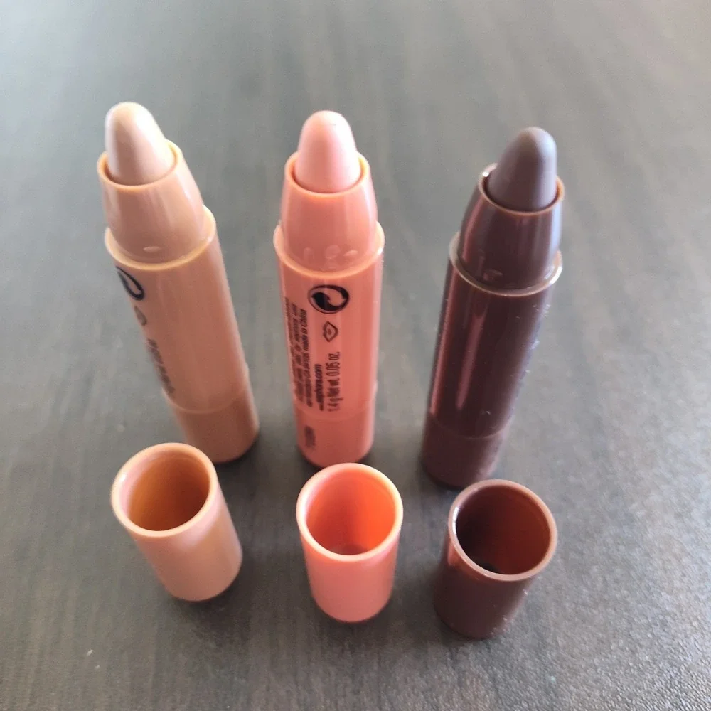 Sephora lip crayon pencils Coral Chocolate Sand cosmetics beauty glamorous fun